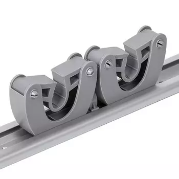 Держатель для швабр Hausmann Mop Holder 31x6x4,2 см, серый