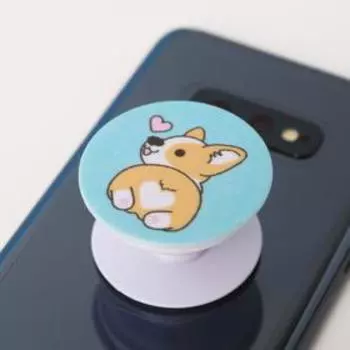 Держатель для телефона с нанесением «Корги», 4,2 х 4,2 см