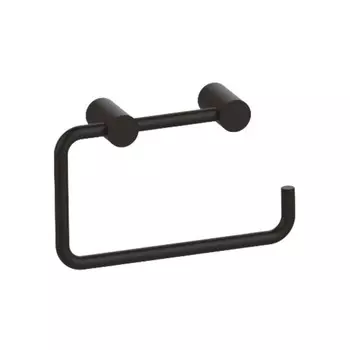 Держатель для туалетной бумаги IDDIS Petite, без крышки, чёрный матовый