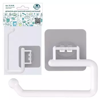 Держатель для туалетной бумаги настенный Мультидом, 15х9 см