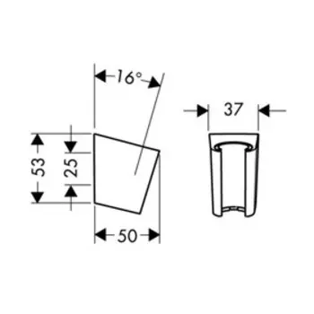 Держатель душа Hansgrohe Porter
