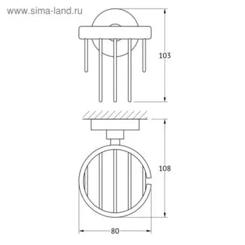 Держатель освежителя воздуха, хром, ARTWELLE