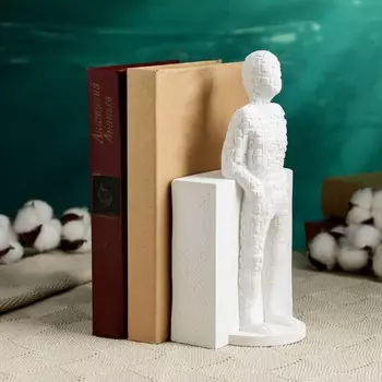 Держатель-подставка для книг "Рокуэл", 22см, белый