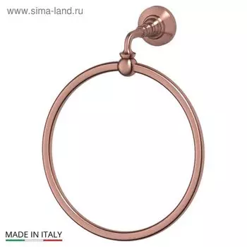 Держатель полотенца кольцо, античная медь, 3SC