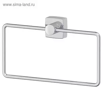 Держатель полотенца прямоугольный, хром, FBS