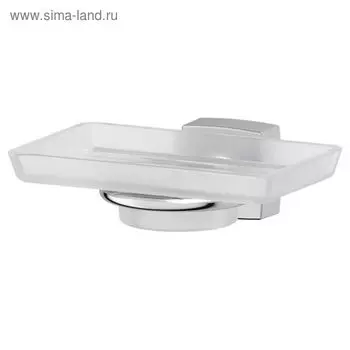 Держатель с мыльницей, матовый хрусталь, хром, FBS