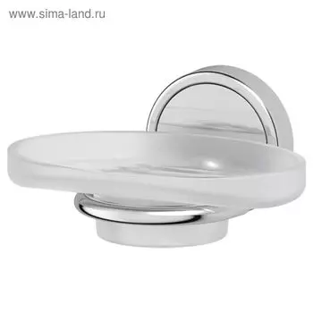 Держатель с мыльницей, матовый хрусталь, хром, FBS