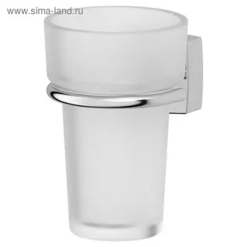 Держатель со стаканом, матовый хрусталь, хром, FBS