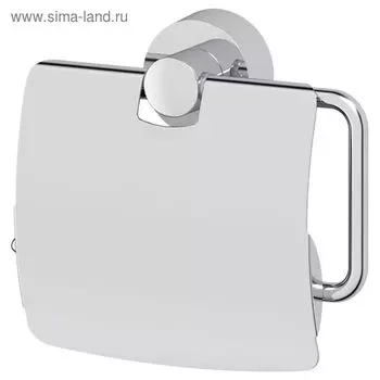 Держатель туалетной бумаги с крышкой, хром, FBS