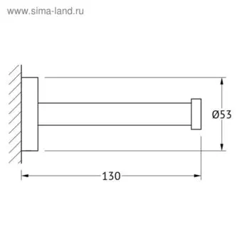 Держатель запасных рулонов туалетной бумаги, хром, ARTWELLE