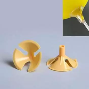 Держатель - зажим для шаров, d=0.6 см, жёлтый