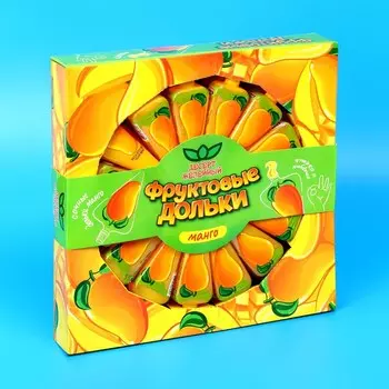 Десерт желейный "Фруктовые дольки" манго, 50 мл