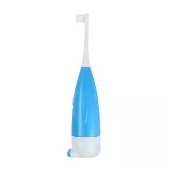 Детская электрическая зубная щетка LP-010, вибрационная, 30000 дв/мин, 2 насадки, синяя