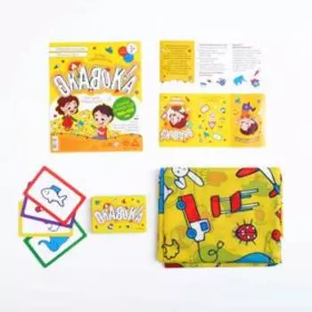 Настольная подвижная игра «ОКАВОКА» с текстильным полем, 50 карт, 3+