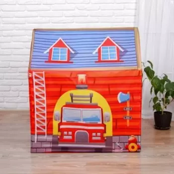 Детская игровая палатка «Пожарная база» 93×70×103 см