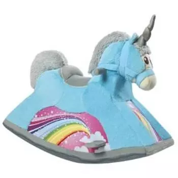 Детская качалка «Единорог», голубой