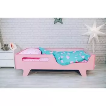 Детская кровать Беби розовый