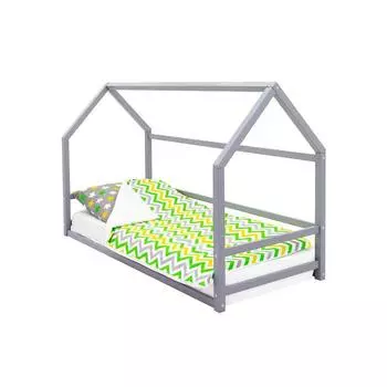 Детская кровать-домик Монтессори Бельмарко Svogen графит