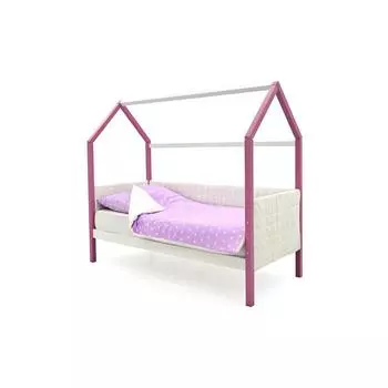 Детская кровать-домик мягкий Бельмарко Svogen лаванда-белый