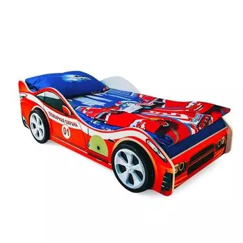 Детская кровать-машина «Пожарная охрана»