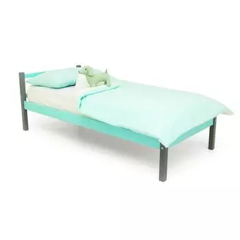 Детская кровать "Svogen classic графит-мятный"