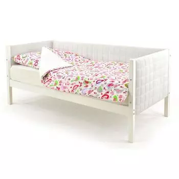 Детская кровать-тахта мягкая Svogen белый