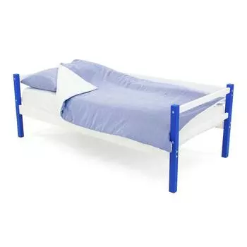 Детская кровать-тахта Svogen сине-белый