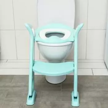 Детская накладка - сиденье на унитаз, цвет бирюзовый