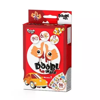 Детская настольная игра «Двойная картинка», серия Doobl Image, обычные карты