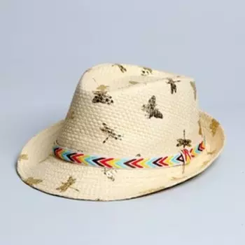 Детская панама «Бабочки» 52 см