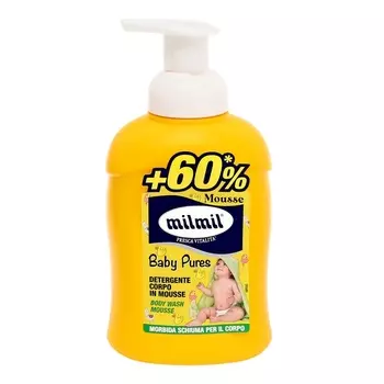 Детская пена-мусс для тела Baby Pures MILMIL, 450 мл
