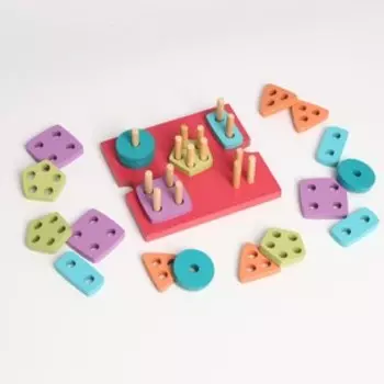 Детская развивающая пирамидка, 16 14 6 см