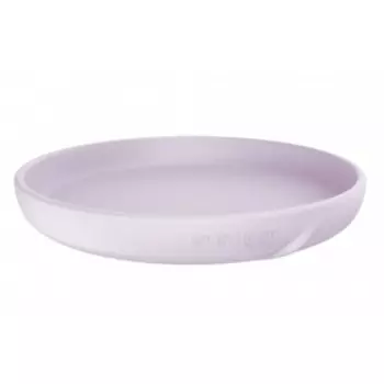 Детская силиконовая тарелка маленькая, цвет лавандовый