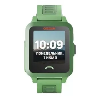 Детские смарт-часы Geozon Active G-W03GRN, 1.44", IPS, SIM, камера, GPS, 360 мАч, зеленые