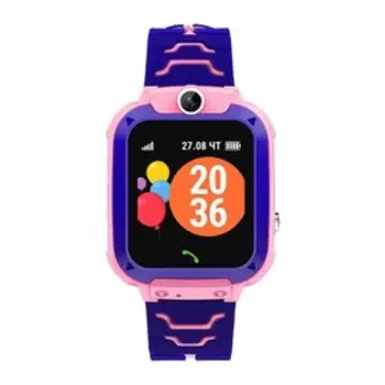 Детские смарт-часы Geozon Kid G-W21PNK, 1.44", TFT, SIM, камера, GPS, 430 мАч, розовые