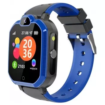 Детские смарт-часы Geozon Kids Neo G-W20BLU, 1.4", 4G, голосовой ассистент Маруся, голубые