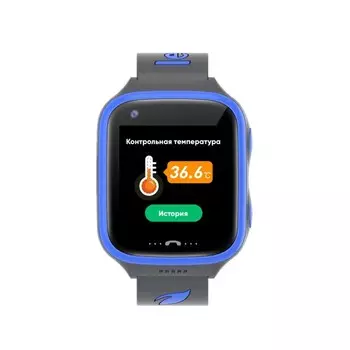 Детские смарт-часы Leef Starlight , 4G, GPS, геозоны, температура тела, звонки, SOS, синие