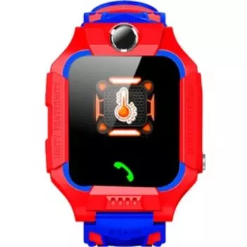 Детские смарт-часы RunGo K2, 1.44", 128x128, SIM, 2G, LBS, камера, Safe Zone, SOS, голубые