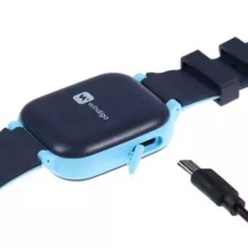 Детские смарт-часы Windigo AM-15, 1.44", 128128, SIM, 2G, LBS, камера 0.08 Мп, голубые