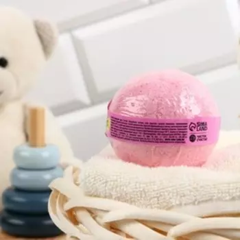 Бомбочка для ванны детская с игрушкой внутри «Которусалка», 130 г, аромат персика, ЧИСТОЕ СЧАСТЬЕ