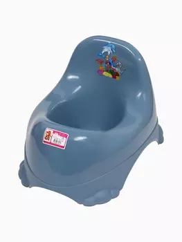 Детский горшок, серый