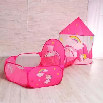 Детский игровой модуль «Для принцессы» 345×120×135 см