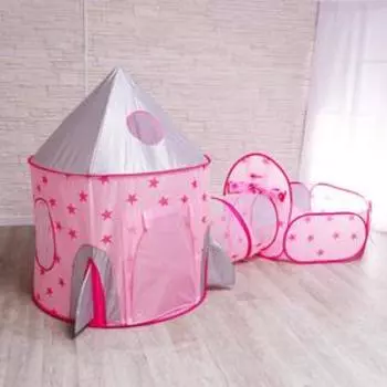 Детский игровой модуль «Ракета» 345×120×135 см