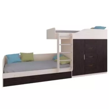 Детский комплекс «Астра 6», Дуб молочный/Венге