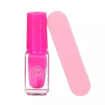 Детский лак для ногтей, розовый, пилочка, My Little Pony