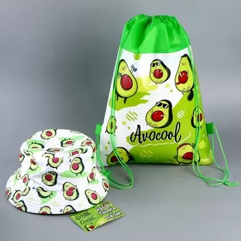 Панама и мешок для обуви «Авокадо», р-р. 52-54 см