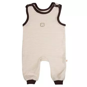 Детский полукомбинезон, рост 68, цвет бежевый