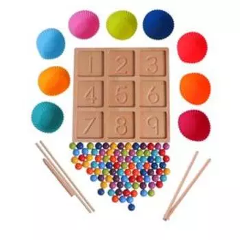 Детский развивающий набор «Выложи шарики» 21,2 × 20 × 5,2 см