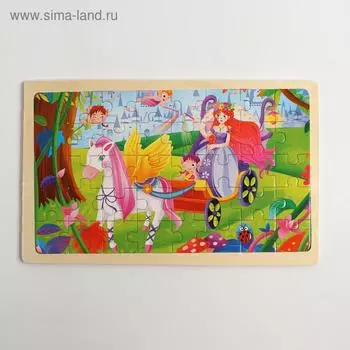 Детский развивающий пазл «Принцесса» 20х32х0,5 см