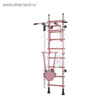 Детский спортивный комплекс Polini Sport Turbo, пристенный, розовый